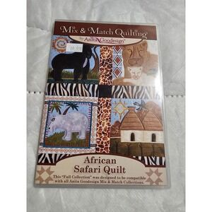 Anita Goodesign African Safari Quilt Mix &‎ Match Quilting CD-Rom